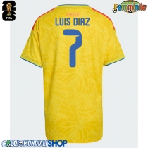 Maglie da calcio Colombia Luis Diaz #7 Prima Maglia Femminile Mondiali 2026  Manica Corta